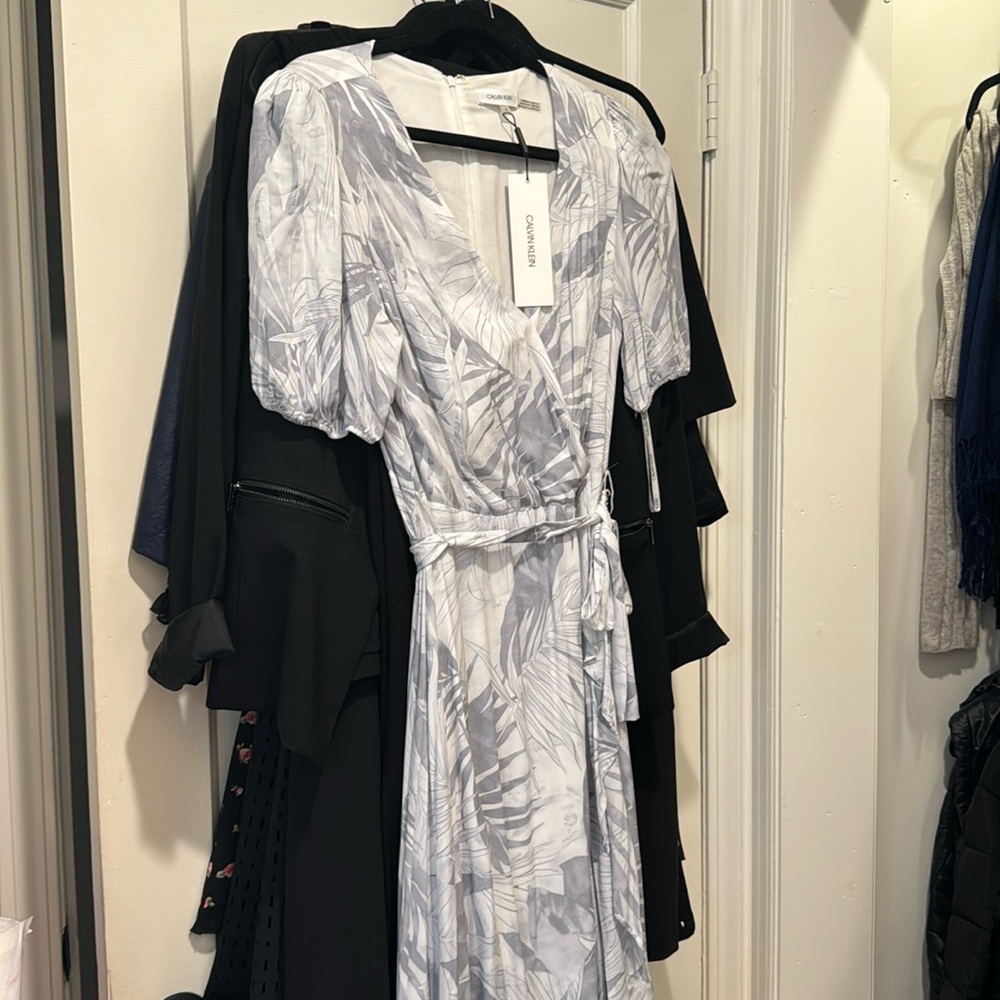 Calvin Klein floral dress NWT